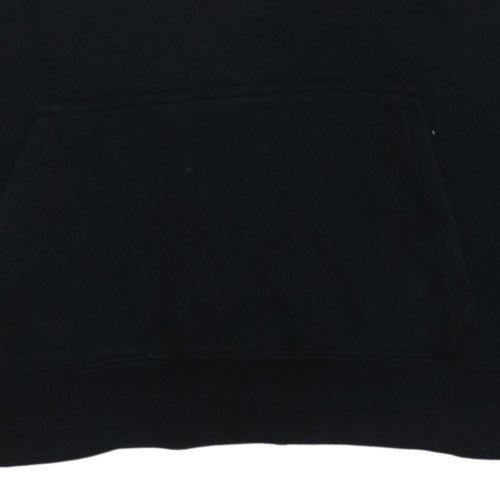 Russell Athletic Mens Black Pullover Hoodie 2XL Graphic Logo Fleece