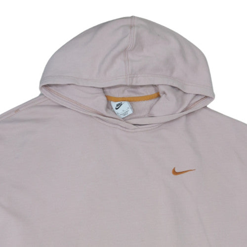 Nike Womens Beige XL Pullover Hoodie Sweatshirt with Logo