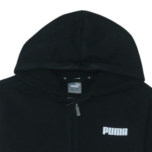 Puma Men's Black Full Zip Hoodie Size L Sportswear