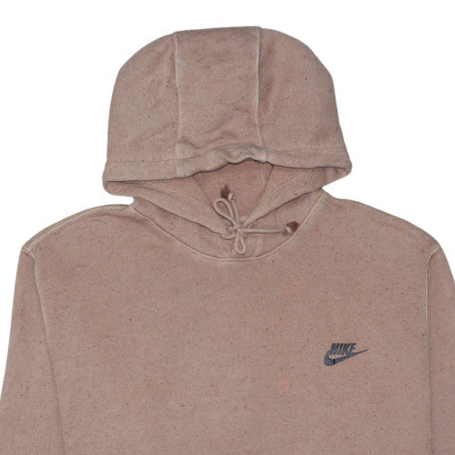 Nike Womens Beige Pullover Hoodie XL Cotton Blend Relaxed Fit