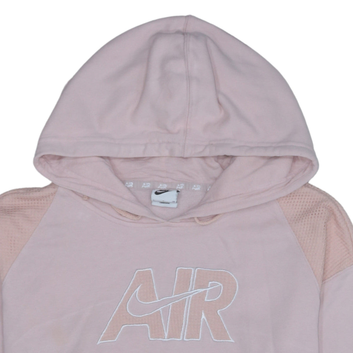 Nike Women’s Pink Pullover Hoodie Small AIR Logo Casual Hooded Sweatshirt