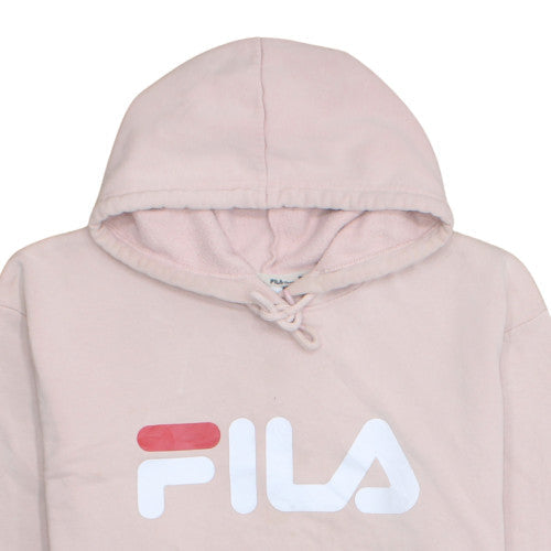 Fila Women's Pink Pullover Hoodie 3XL Cotton Blend Casual Sweatshirt