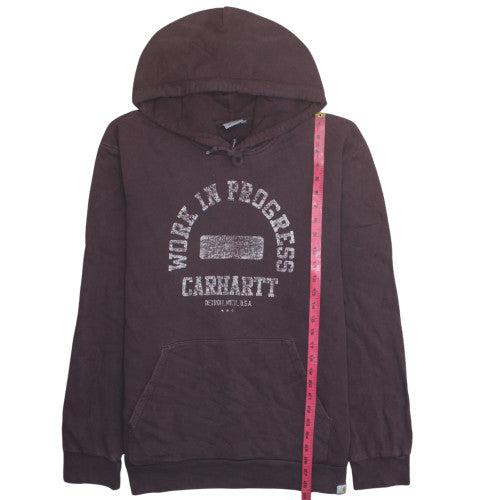 Carhartt Mens Brown 2XL Pullover Hoodie Work In Progress Graphic