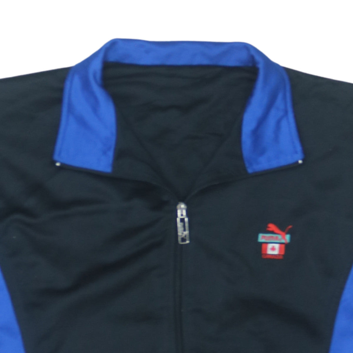 Puma Men's Blue Full Zip Retro Canada Sweatshirt Size M