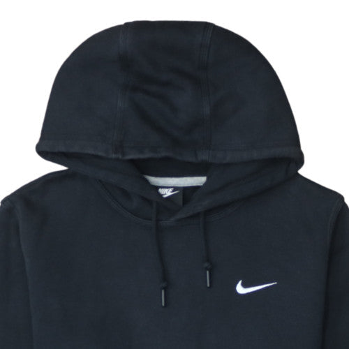 Nike Mens Black Pullover Hoodie M Logo Fleece Sweatshirt