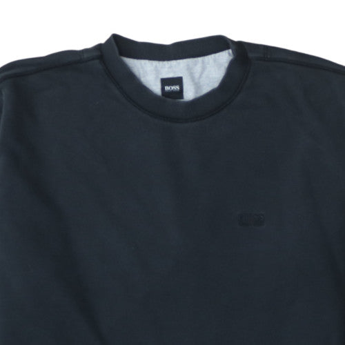 Hugo Boss Men's Black 2XL Pullover Crew Neck Sweatshirt