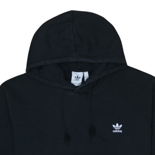 Adidas Mens Black 2XL Pullover Hoodie Fleece Regular Fit