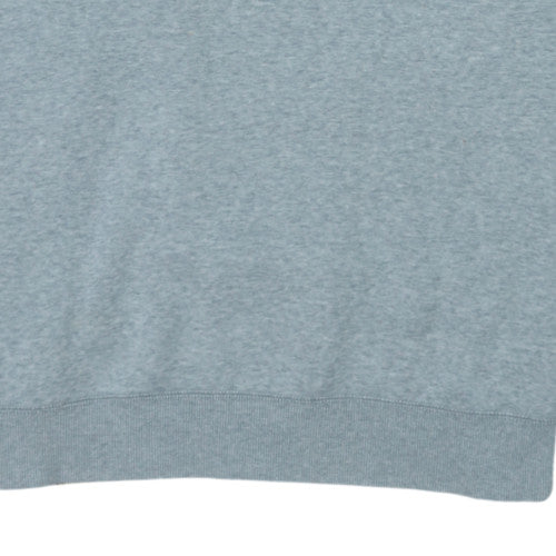 Adidas Mens Grey Crew Neck Pullover Sweatshirt Size L Sports Fleece