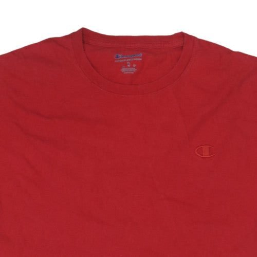 Champion Mens Red XL Authentic Athleticwear Cotton T-Shirt