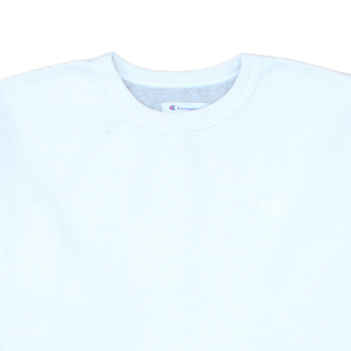 Champion Men's White Crew Neck Pullover Sweatshirt Size M