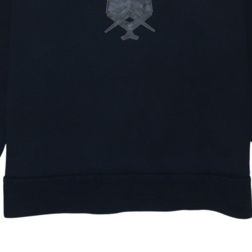 Adidas Men's Black Pullover Hoodie M Graphic Print Sportswear