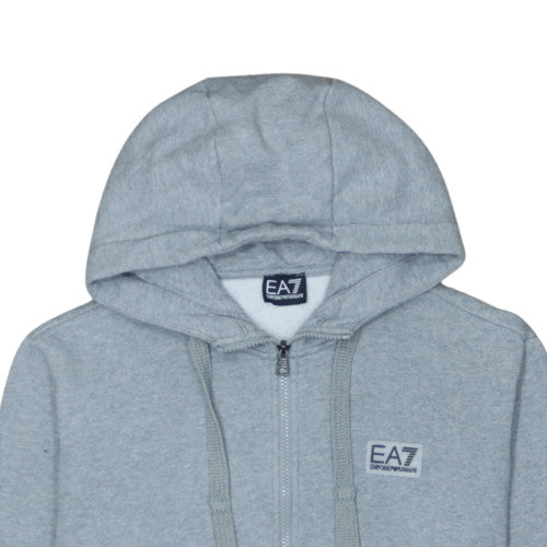 Emporio Armani EA7 Men's Grey Full Zip Hoodie Size L