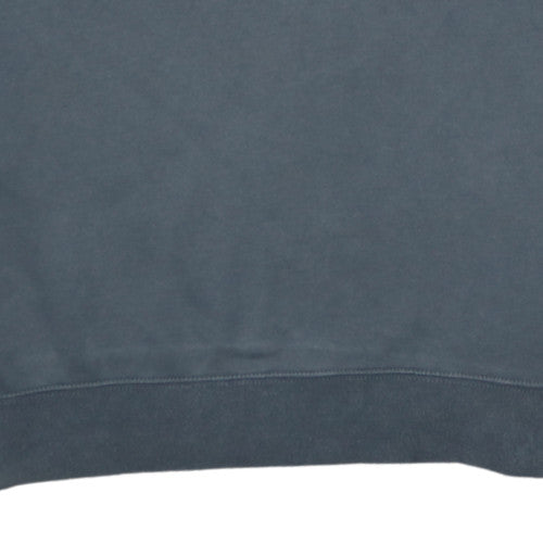 Nike Men's Grey Crew Neck Pullover Sweatshirt Size M Sports Style