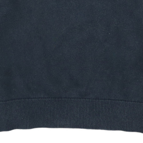 Tommy Hilfiger Men's Blue Cotton Crew Neck Jumper Size L