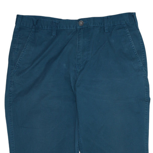 Gap Men's Blue Chino Trousers 36x32 Straight Leg Cotton