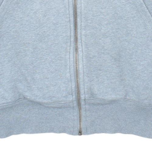Nike Men's Grey Full Zip Hoodie M Classic Fleece Casual Sweatshirt