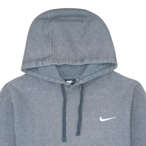 Nike Men's Grey Pullover Hoodie Small Regular Fit Fleece Sweatshirt