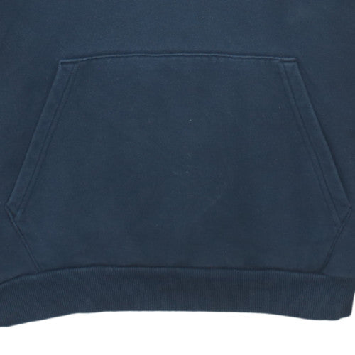 Puma Men's Black Small Pullover Hoodie with Logo Print