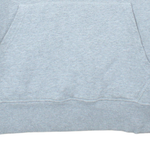 Ellesse Men’s Grey Pullover Hoodie Small Logo Fleece Sweatshirt