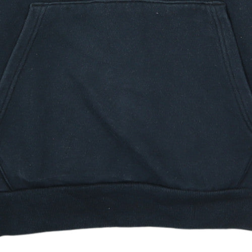 Puma Mens Black L Pullover Hoodie with Logo Print