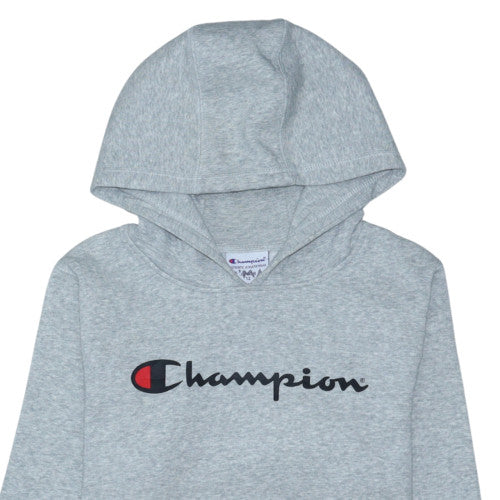 Champion Boys Grey Pullover Hoodie Size 12 Years Cotton Blend