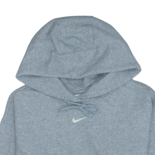 Nike Men's Grey Pullover Hoodie Size S Fleece Sweatshirt