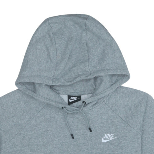 Nike Men's Grey XL Pullover Hoodie with Logo and Kangaroo Pocket