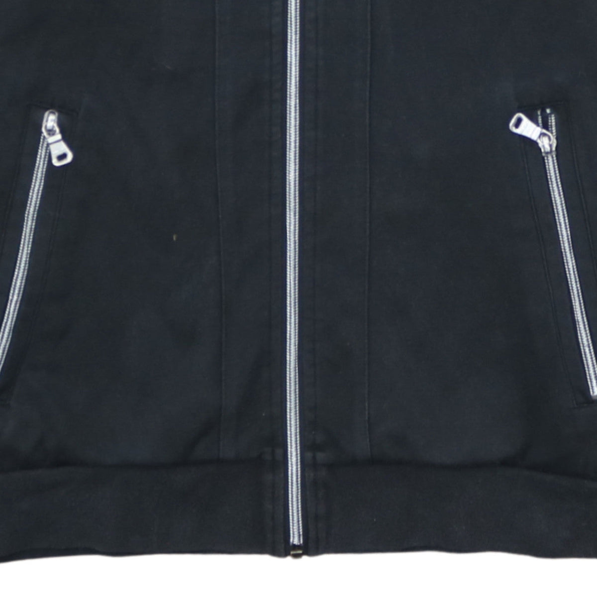 Hugo Boss Men's Black Full Zip Collared Sweatshirt Size S