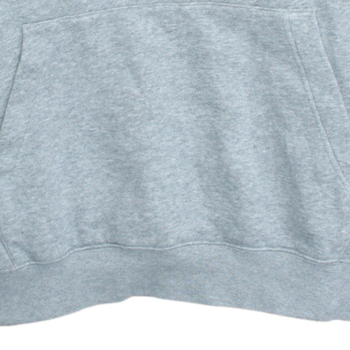Nike Mens Grey Pullover Hoodie Fleece Regular Fit Size M