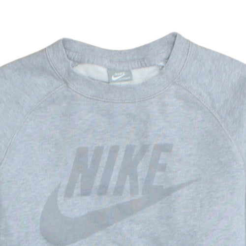 Nike Men's Grey Small Pullover Crew Neck Sweatshirt