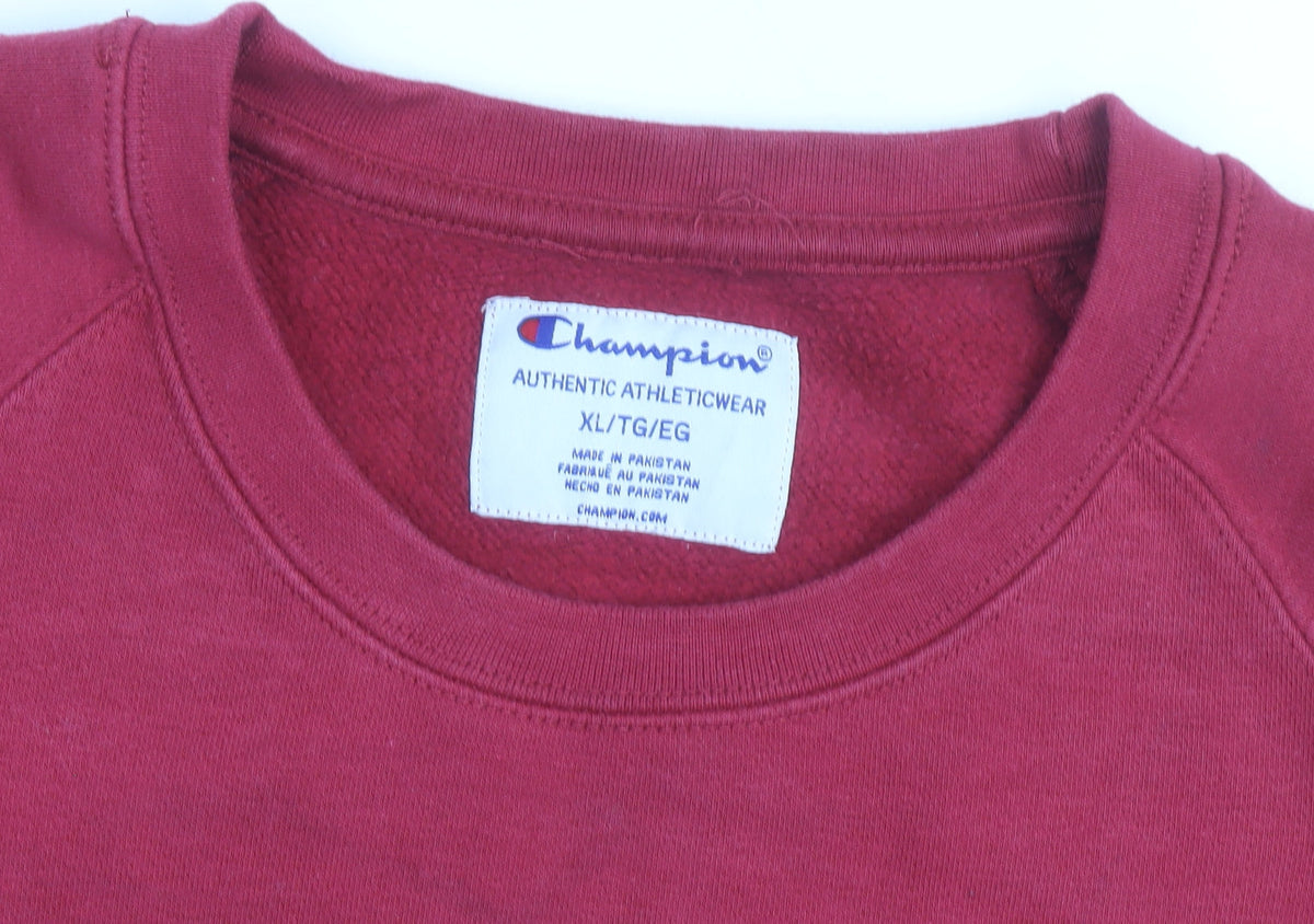 Champion Men's Red XL Crew Neck Pullover Sweatshirt