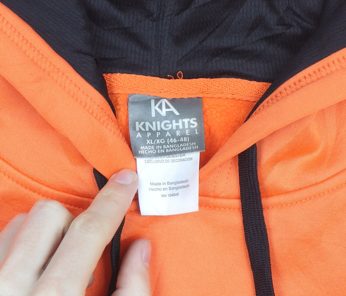 Knights Apparel Men’s Orange OKState XL Pullover Hoodie