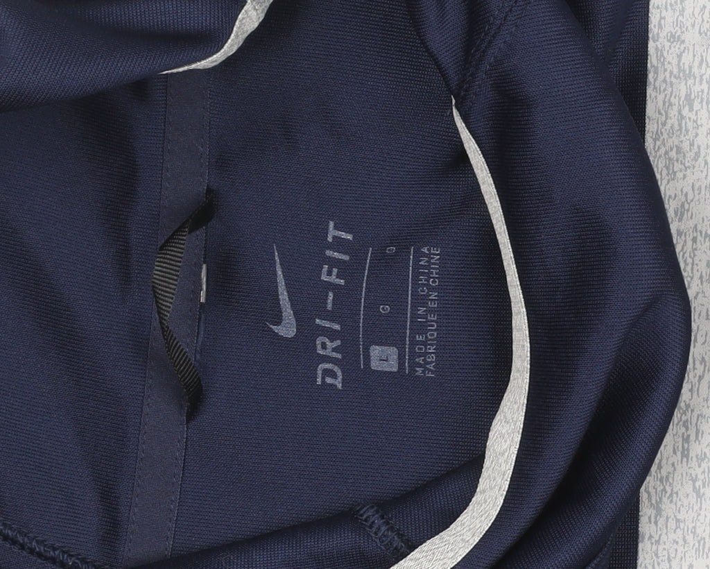Nike Men's Blue Gonzaga Basketball Dri-Fit Pullover Hoodie Size L