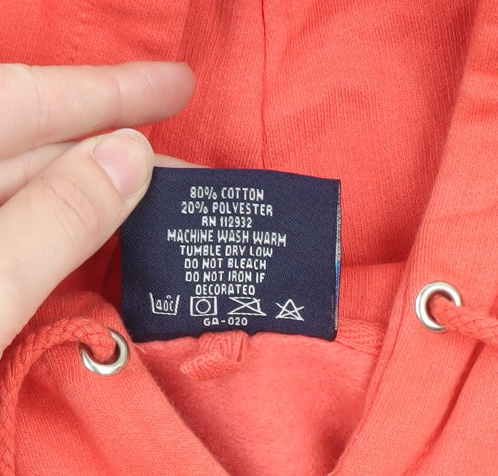 Pacific & Co Women’s Coral Riviera Maya Mexico Pullover Hoodie L Cotton Blend