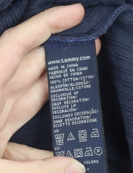 Tommy Hilfiger Men's Blue XL Pullover Crew Neck Sweatshirt