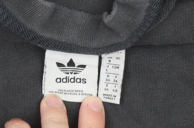 Adidas Men's Black Long Sleeve Crew Neck Sweatshirt Size 34