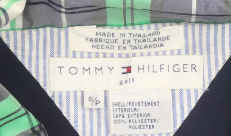 Tommy Hilfiger Women’s Green Checked Windbreaker Jacket S