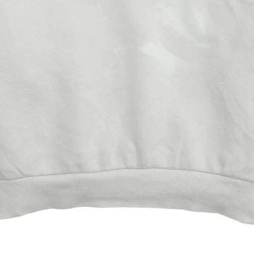 Ellesse Men's White Cotton Blend Pullover Sweatshirt M
