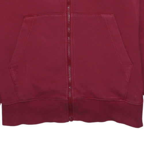 Nike Men's Red Full Zip Hoodie Sweatshirt M Regular Fit