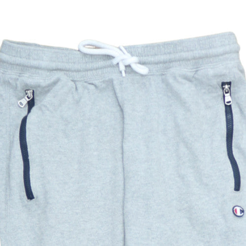 Champion Men's Grey Jogger Sweatpants S Regular Fit Cotton Drawstring