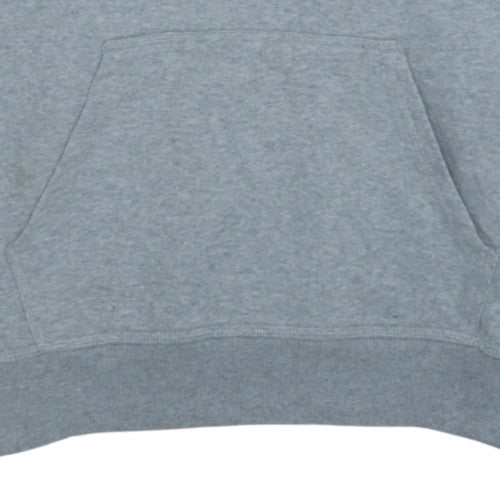 Champion Men's Grey Pullover Hoodie L Logo Athletic Sweatshirt