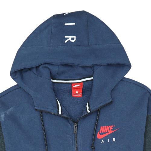 Nike Air Men’s Blue Full Zip Fleece Hoodie S Regular Fit