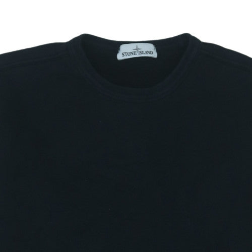 Stone Island Men's Black XL Crew Neck Pullover Sweatshirt