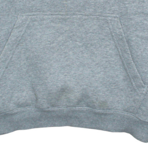 Adidas Men's Grey Pullover Hoodie M Regular Fit Sports Fleece