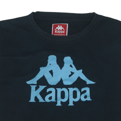Kappa Men’s Black Large Crew Neck Pullover Sweatshirt