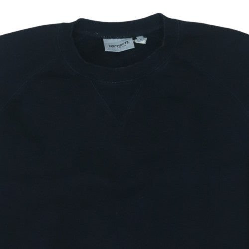 Carhartt Men's Black Pullover Crew Neck Sweatshirt L