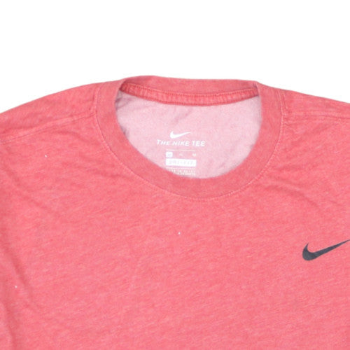 Nike Men's Red Dri-Fit Crew Neck T-Shirt XL Sports Tee