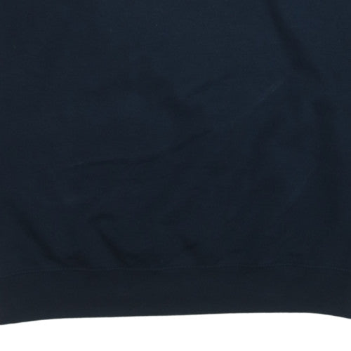 Dickies Mens Black XL Crew Neck Pullover Sweatshirt Classic Fleece