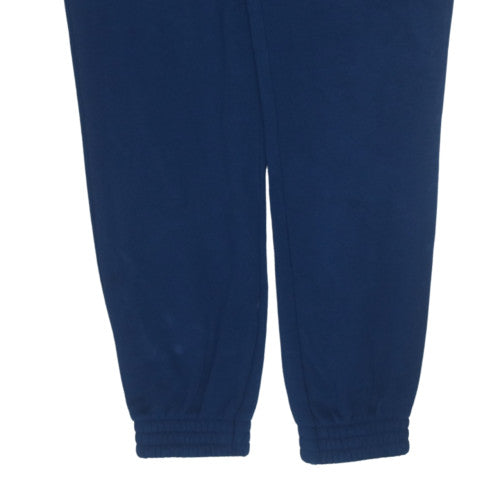 Adidas Men Blue L Sweatpants Fleece Joggers Elastic Waist