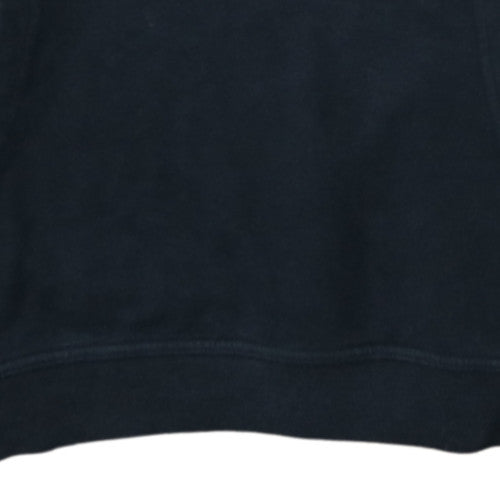 Nike Womens Black Pullover Hoodie Sweatshirt Size M Cotton Blend